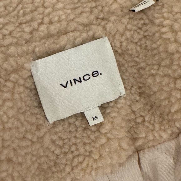 NWOT Vince Sherpa Faux Fur Jacket Size XS (retail $495) - Picture 15 of 16